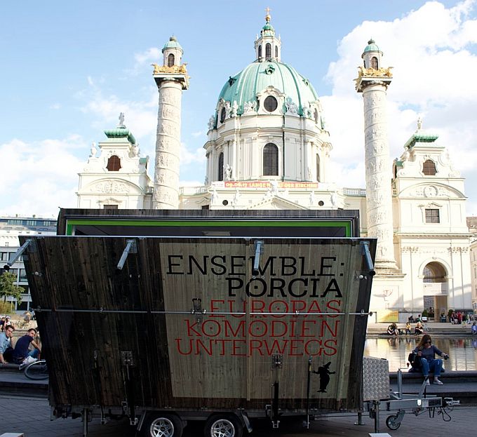 Theaterwagen der Komödienspiele Porcia in Wien