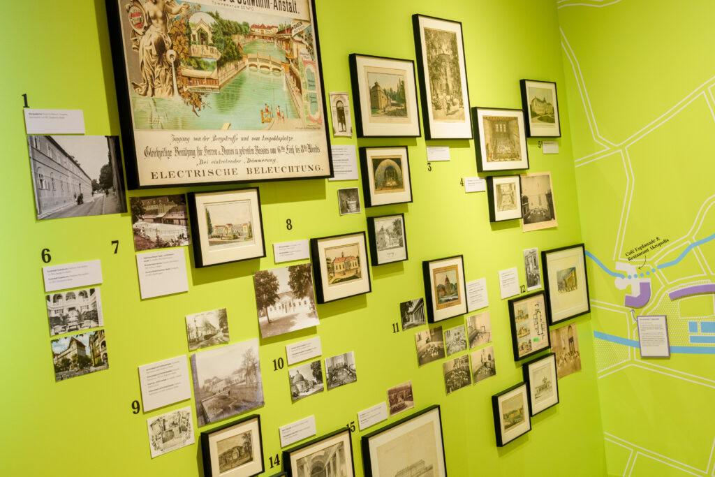 Ausstellungsansicht "Aufbaden-Abbaden", Foto: Thomas Magyar