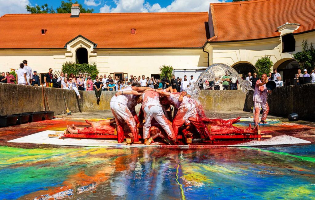 Hermann Nitsch: 6-Tage-Spiel, Foto: Feyerl